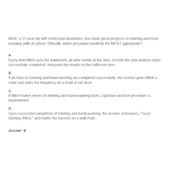 Printout BCABA Board Certified Assistant Behavior Analyst Exam Study Guide - Picture 2 of 6